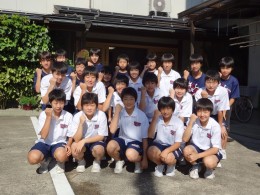 松山市立勝山中学校バスケ部　20146年8月